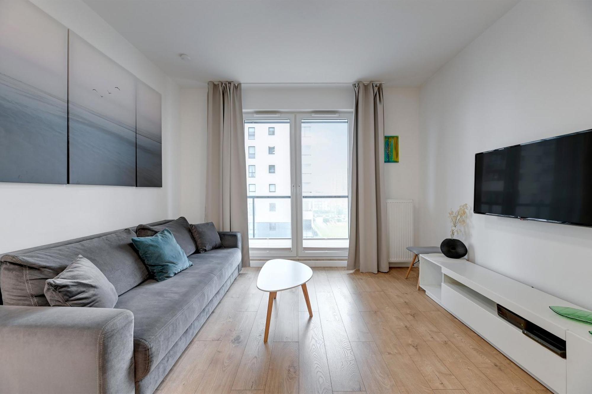 Apartament Nadmorskie Spektrum & Parking Gdansk Exterior photo
