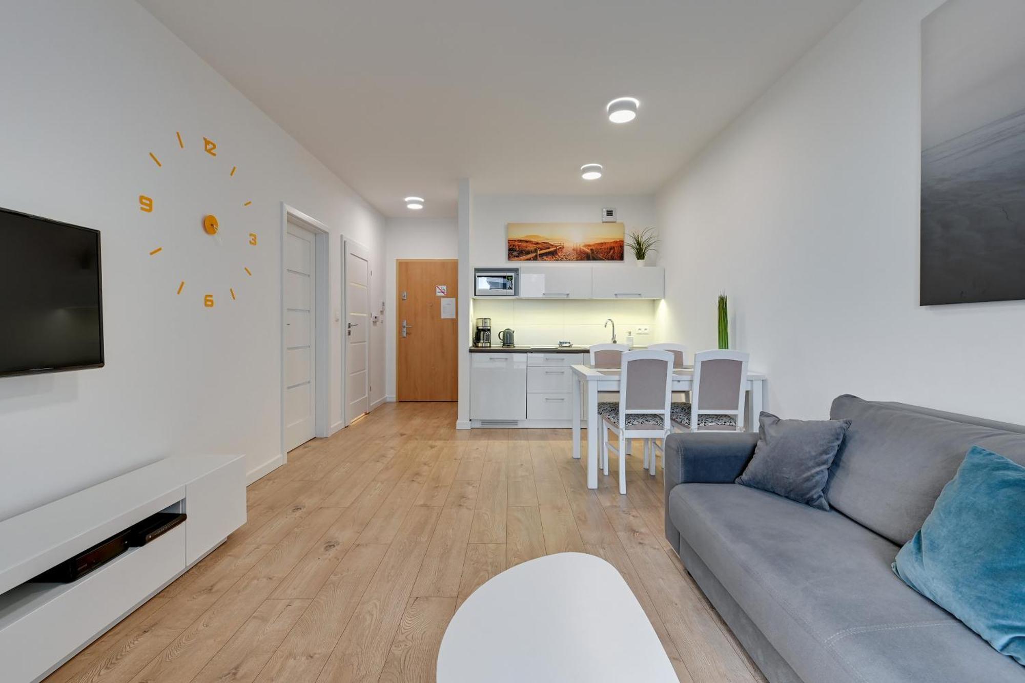 Apartament Nadmorskie Spektrum & Parking Gdansk Exterior photo